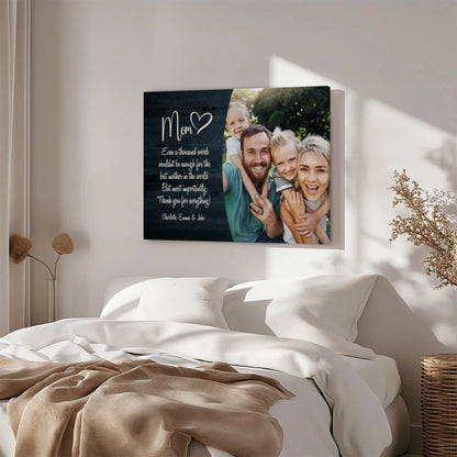 Mom - Personalized Custom Canvas