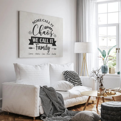Chaos - Personalized Custom Canvas