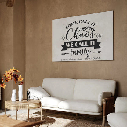 Chaos - Personalized Custom Canvas