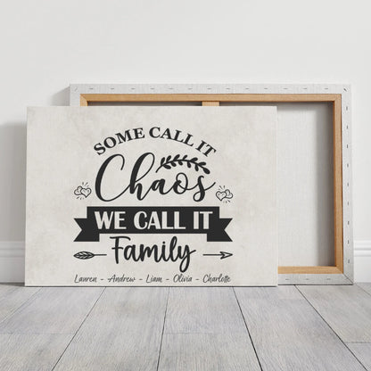 Chaos - Personalized Custom Canvas