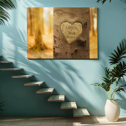 Tree Heart - Personalized Custom Canvas