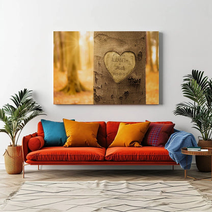 Tree Heart - Personalized Custom Canvas