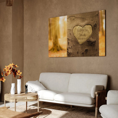 Tree Heart - Personalized Custom Canvas