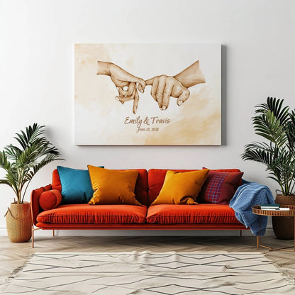 Togehter forever - Personalized Custom Canvas