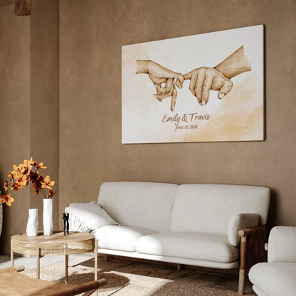 Togehter forever - Personalized Custom Canvas