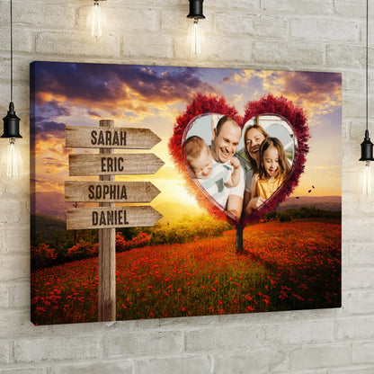 Your Heart Tree - Personalized Custom Canvas