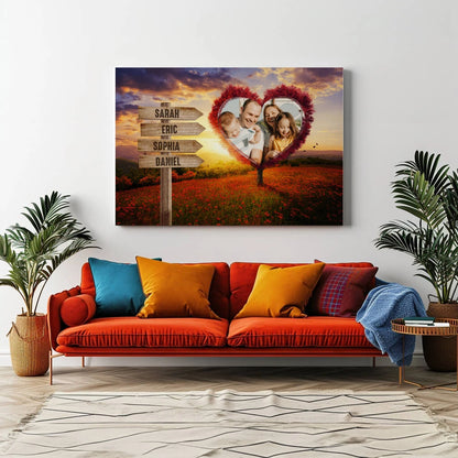 Your Heart Tree - Personalized Custom Canvas