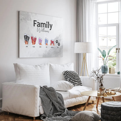 Here live... - Personalized Custom Canvas