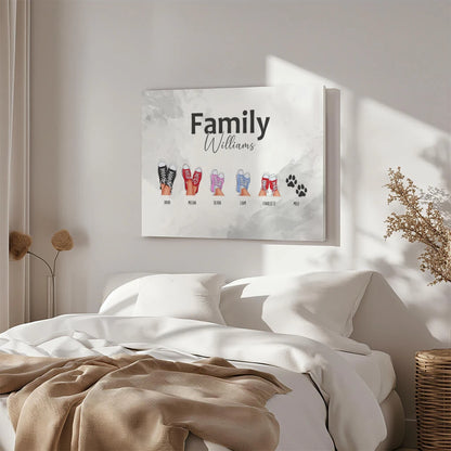 Here live... - Personalized Custom Canvas
