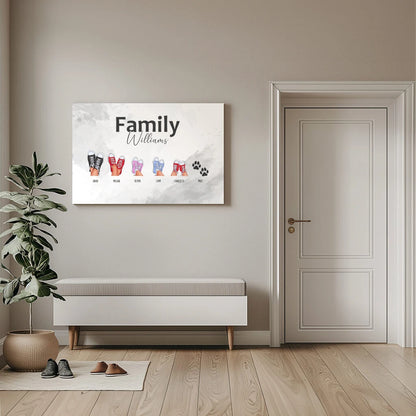 Here live... - Personalized Custom Canvas