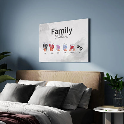 Here live... - Personalized Custom Canvas