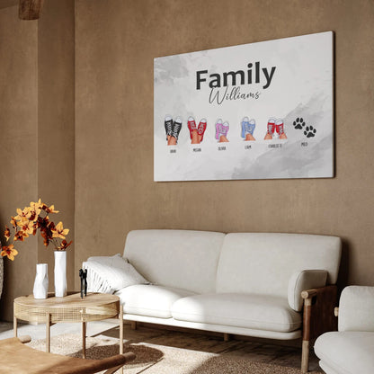Here live... - Personalized Custom Canvas