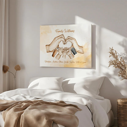 Family Joy - Personalized Custom Canvas