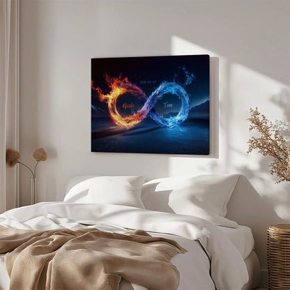 Eternal Love - Personalized Custom Canvas