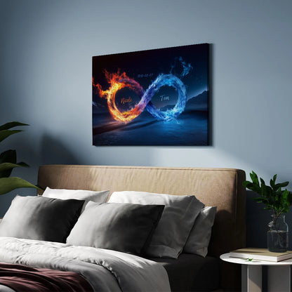 Eternal Love - Personalized Custom Canvas