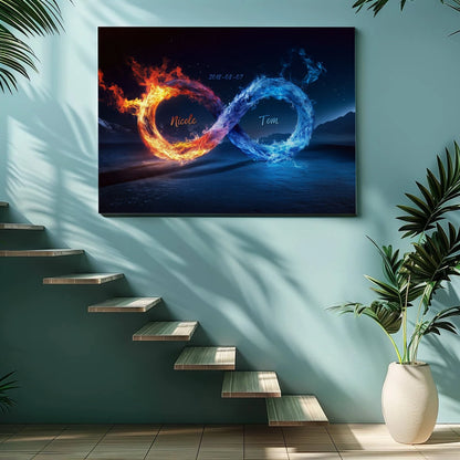 Eternal Love - Personalized Custom Canvas