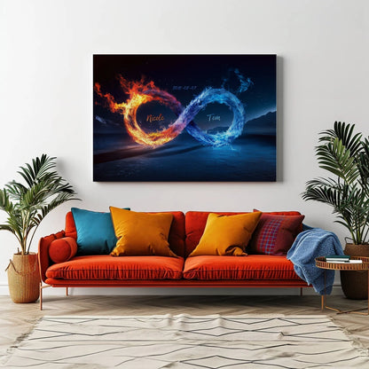 Eternal Love - Personalized Custom Canvas