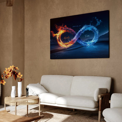 Eternal Love - Personalized Custom Canvas