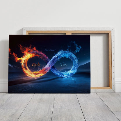 Eternal Love - Personalized Custom Canvas