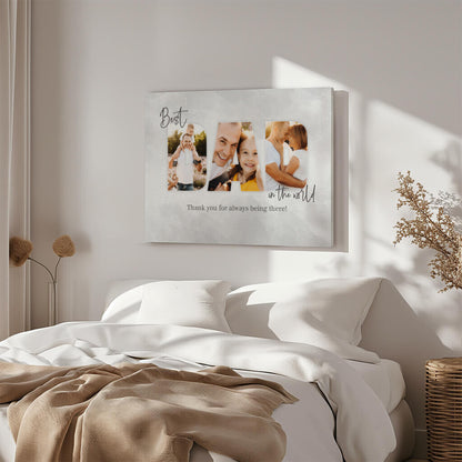 DAD - Personalized Father’s Day Gift – Custom Photo Canvas