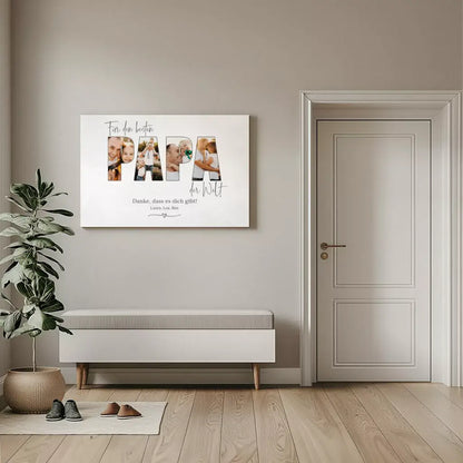 Personalized Custom Canvas Print Personalized Custom Canvas Print ’PAPA’ 5