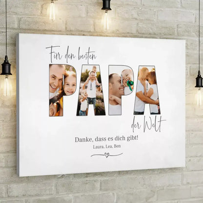 Personalized Custom Canvas Print Personalized Custom Canvas Print ’PAPA’ 1
