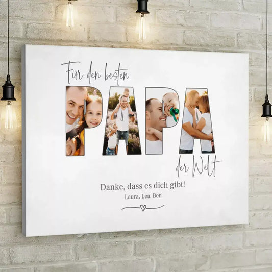 Personalized Custom Canvas Print Personalized Custom Canvas Print ’PAPA’ 1
