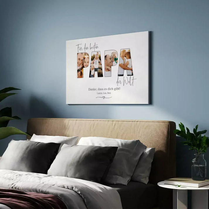 Personalized Custom Canvas Print Personalized Custom Canvas Print ’PAPA’ 4