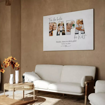Personalized Custom Canvas Print Personalized Custom Canvas Print ’PAPA’ 8