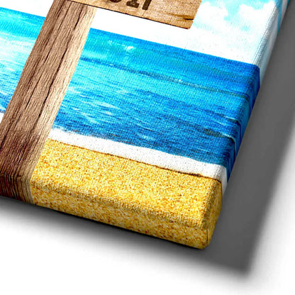Personalized Custom Canvas Print ’Cloud Heart’