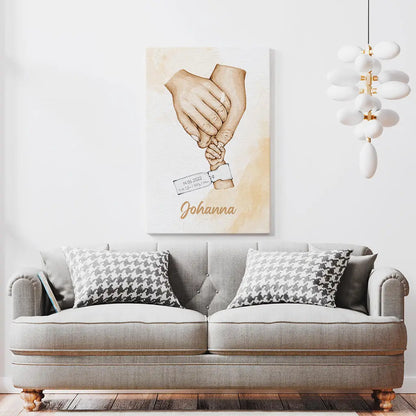 Personalized Custom Canvas Print Birth