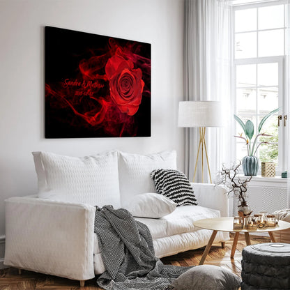 Rose - Personalized Custom Canvas