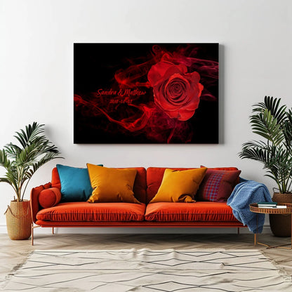 Rose - Personalized Custom Canvas