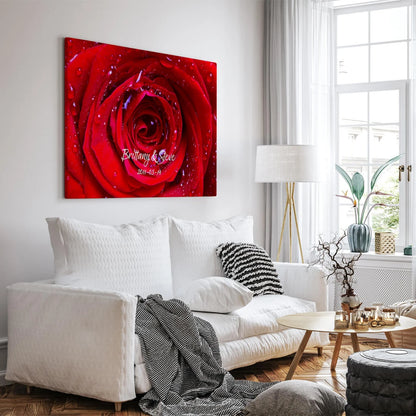 Rose - Personalized Custom Canvas
