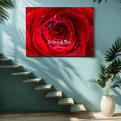 Rose - Personalized Custom Canvas