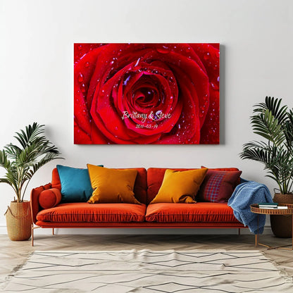 Rose - Personalized Custom Canvas