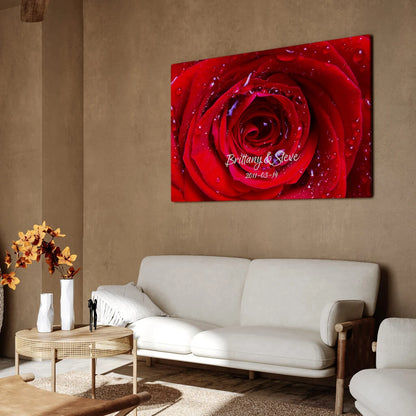 Rose - Personalized Custom Canvas