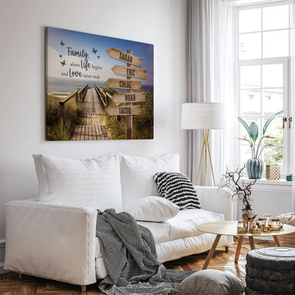 Our Way - Personalized Custom Canvas