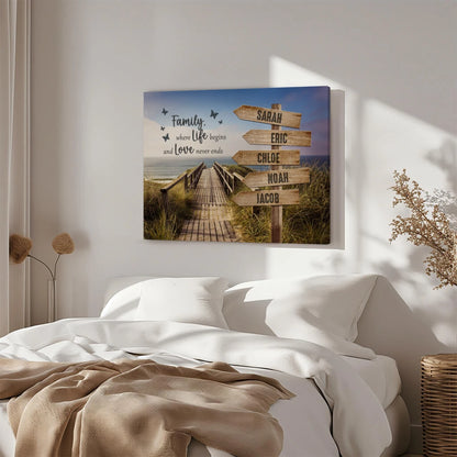 Our Way - Personalized Custom Canvas
