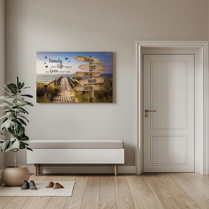 Our Way - Personalized Custom Canvas
