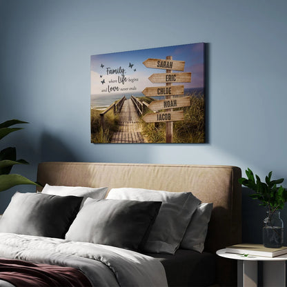 Our Way - Personalized Custom Canvas