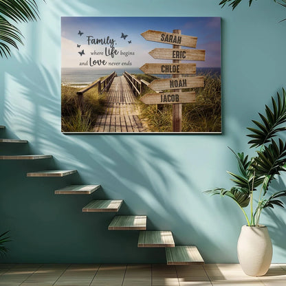 Our Way - Personalized Custom Canvas