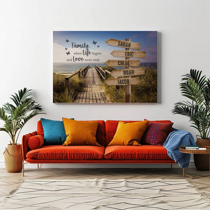 Our Way - Personalized Custom Canvas
