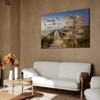 Our Way - Personalized Custom Canvas