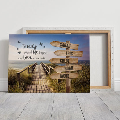 Our Way - Personalized Custom Canvas