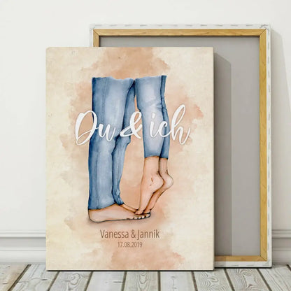 You and Me - Personalized Custom Canvas