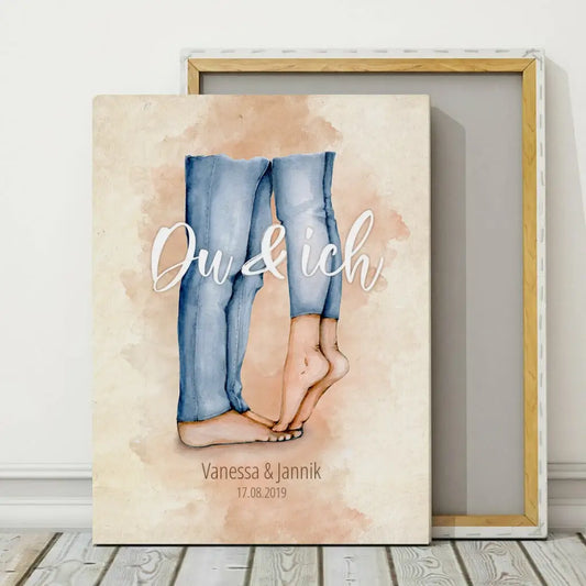 You and Me - Personalized Custom Canvas