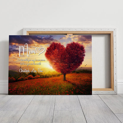 Mother's Day Gift - Personalized Custom Canvas