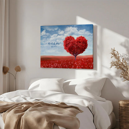 Heart Tree - Personalized Custom Canvas