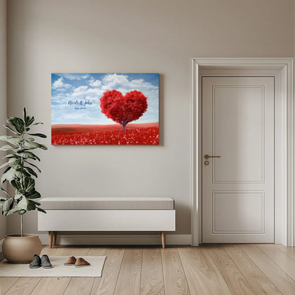 Heart Tree - Personalized Custom Canvas